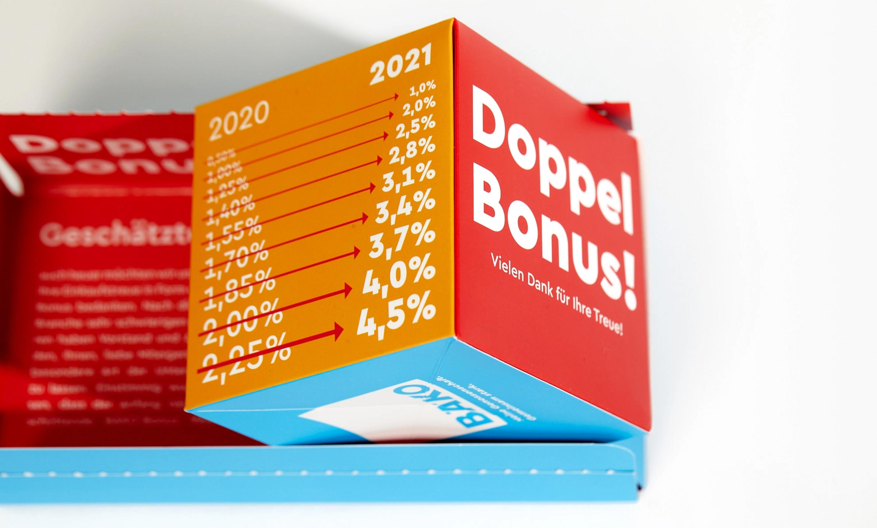 KAPELARI.studio die werbeagentur aus Innsbruck. Unsere Leistung: grafikdesign. BAEKO Doppelbonus